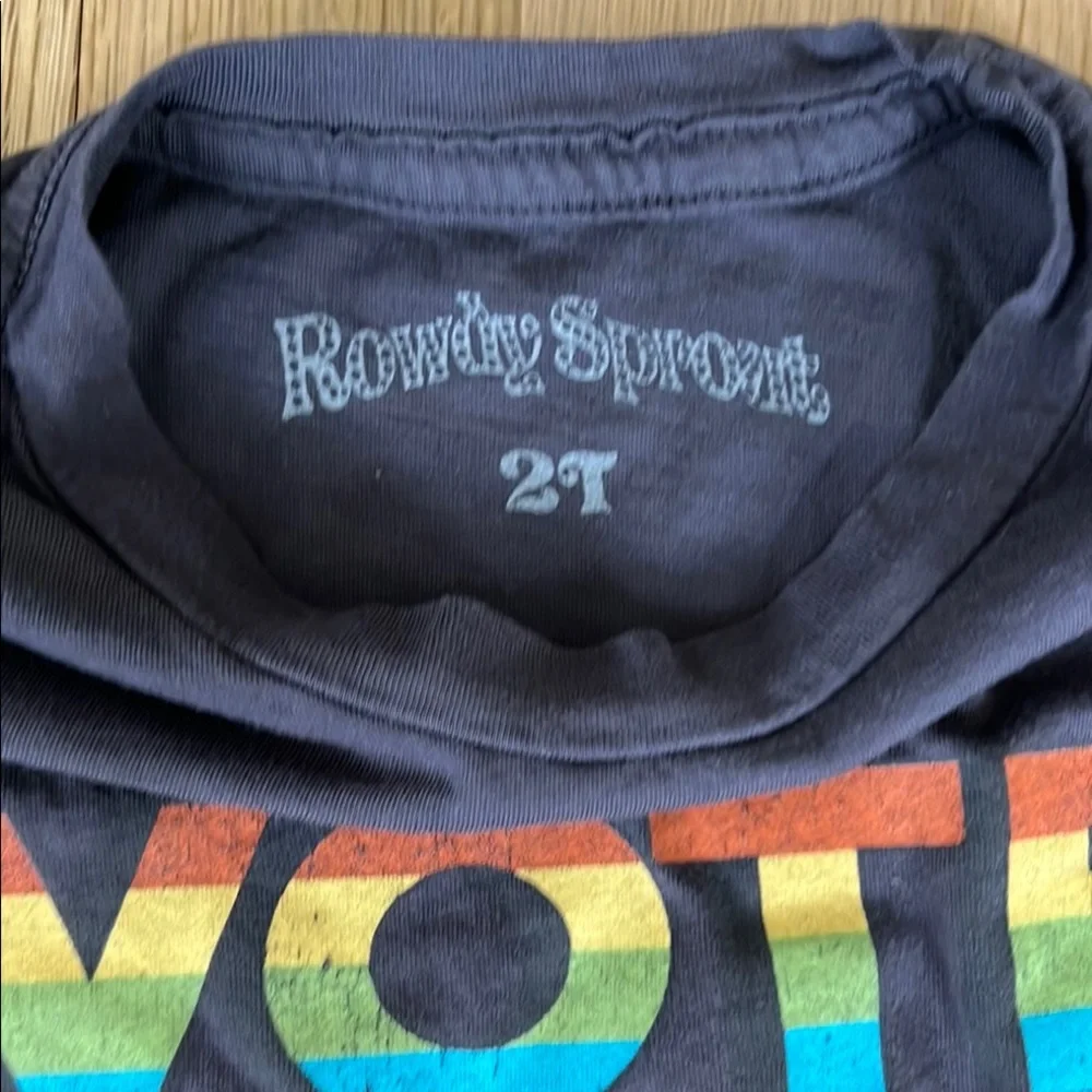 ✌🏻ROWDY SPROUT VOTE TEE - Picture 2 of 2